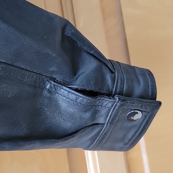 Vintage 80's genuine leather jacket - Picture 5 of 9